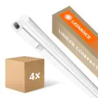 Voordeelpak 4x Ledvance LED Montagebalk Linear Compact High Output 20W 2000lm - 830 Warm Wit | 120cm